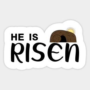 He Is Risen In Three Days Just Like He Said Easter Christian Sticker